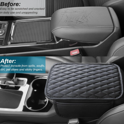 Car Armrest Organizer with Phone Pocket Storage Box