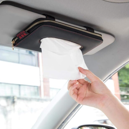Car Tissue Storage Case for Sun Visor